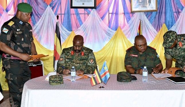 Havuzwe amakuru arambuye ko Gen Muhoozi ateganya kongera guhura na Gen Tshiwewe wa RDC.