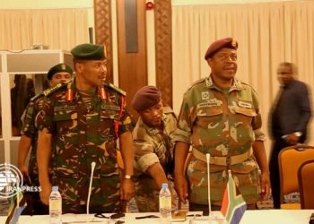 Abagaba b’ingabo za SADC bahuriye i Goma mu Burasirazuba bwa RDC.