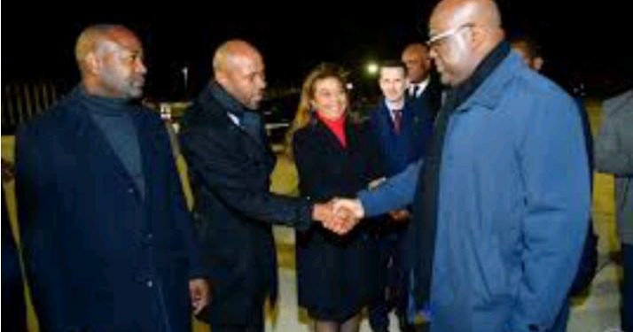 Perezida Tshisekedi yivumburiye mu nama ya OIF, ahita ataha itarangiye.