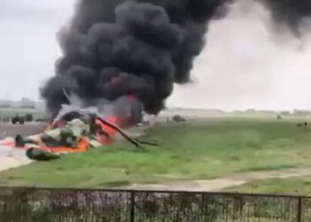 Ku kibuga cy’indege cya Ndolo muri RDC, habereye impanuka ikomeye y’indege.