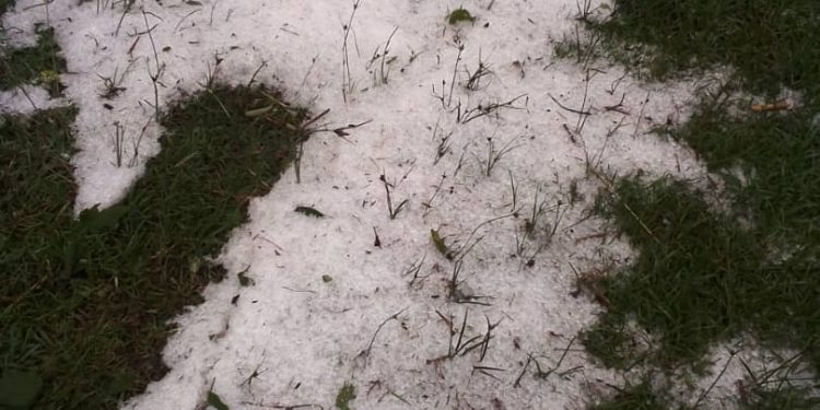 Imvura y’urubura yaguye mu Marango, yangirije imyaka(ibihingwa).