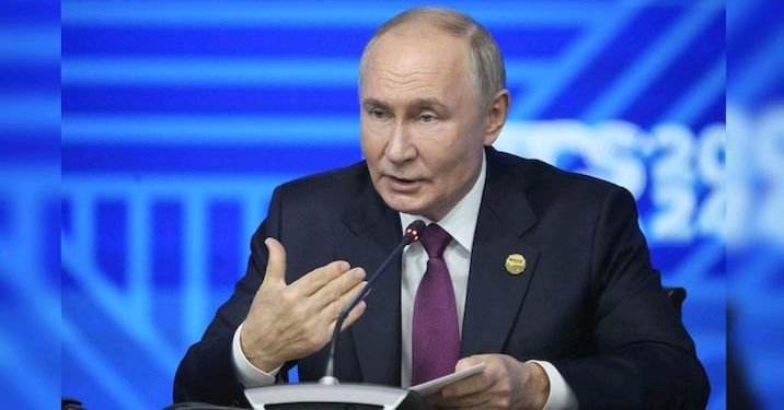 Perezida w’u Burusiya, yageneye ubutumwa Donald Trump agira nibyo asezeranya ku bihugu byombi.