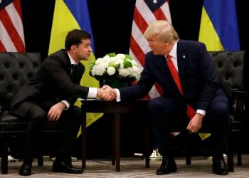 Perezida wa Ukraine yatakambiye Donald Trump uheruka gutorerwa kuba perezida w’Amerika.