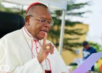 Cardinal Ambongo yanenze ubutegetsi bwa perezida Félix Tshisekedi.