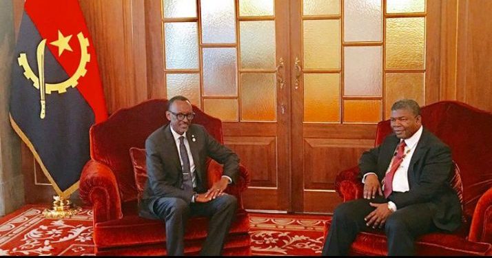 Menya ibyo perezida Paul Kagame yaganiriye na perezida João Lourenço kuri telefone.