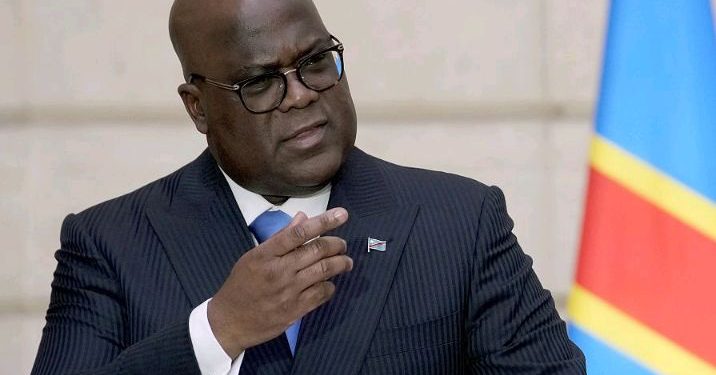 Perezida Tshisekedi yasabye abakristo kumufasha gusenga agatsinda umwanzi we.