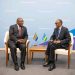 Kagame yagiranye ikiganiro na mugenzi we wa Afrika y’Epfo ku ntambara ibera muri RDC.