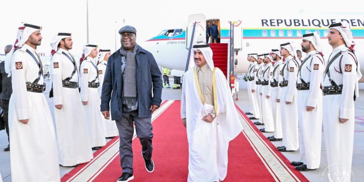 Perezida Tshisekedi yageze i Doha mu gihe mu Burasirazuba bwa RDC bikaze.