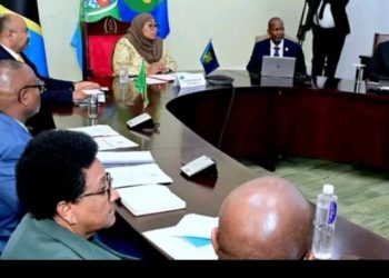 Perezida Samia yakoranije inama yihuta ya SADC ku ntambara ibera muri RDC.