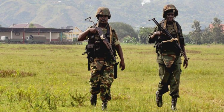Burundian soldiers have arrived in Bibogobogo.