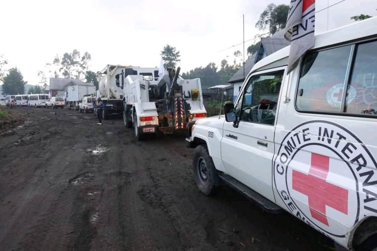 Congolese Soldiers and Police, Defeated by M23, Begin Repatriation from Goma to Kinshasa Under Red Cross Escort