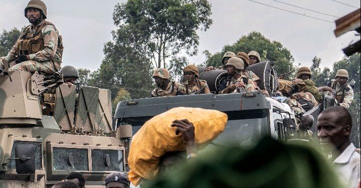 Agezweho y’Ingabo za Afrika y’Epfo ziri gucyurwa zivanwa muri RDC.