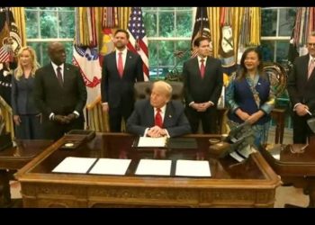 Icyo Trump yatangaje nyuma y’isinywa ry’amasezerano y’amateka hagati ya RDC n’u Rwanda.