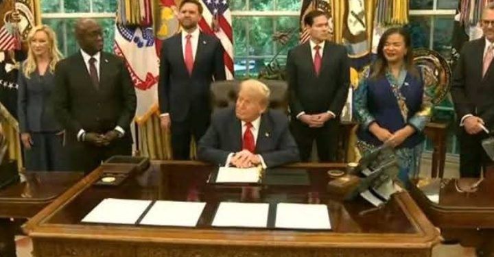 Icyo Trump yatangaje nyuma y’isinywa ry’amasezerano y’amateka hagati ya RDC n’u Rwanda.