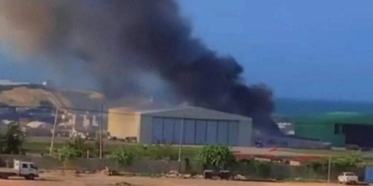 Indege y’ingabo za Uganda yakoze impanuka.