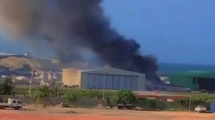 Indege y’ingabo za Uganda yakoze impanuka.