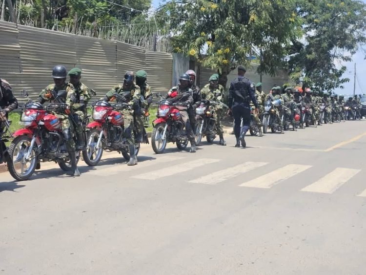Iby’abasirikare badasanzwe ba FARDC biyerekanye mu mujyi wa Bunia