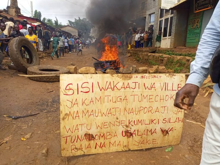 Kivu y’Epfo: Imyigaragambyo y’abaturage kubera umutekano muke wakajije umurego nyuma y’iyicwa ry’umugore mu gitero cy’abantu bitwaje intwaro