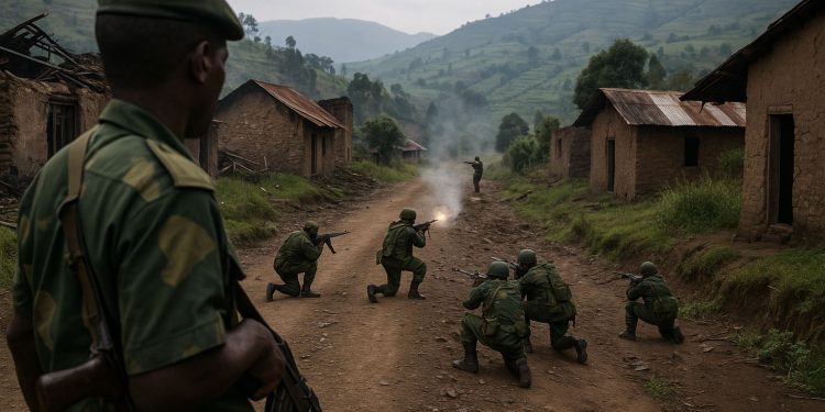 Kivuye yasigaye ari amatongo kubera imirwano ikaze hagati ya AFC/M23 na FARDC