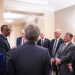 Perezida Kagame yakiriye ku meza abayobozi b’Abanyamerika mbere y’isinywa ry’amasezerano ya Washington