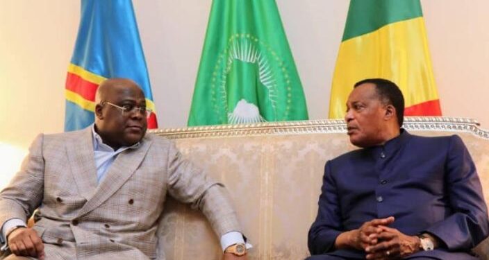 Nyuma ya Washington, Perezida Tshisekedi yagiye gutakambira Sassou Nguesso mu gushakira umuti ikibazo cy’umutekano mu Burasirazuba bwa RDC
