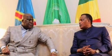 Perezida Tshisekedi na N’Guesso baganiriye ku mutekano wo mu Karere k’Ibiyaga Bigari n’inzira zo kugarura amahoro arambye