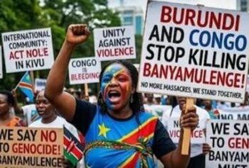 Impunzi z’Abanyekongo i Nairobi Zigaragambije Zamagana Ubwicanyi Bukomeje Kwibasira Abanyamulenge mu Burasirazuba bwa RDC