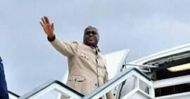 Perezida Tshisekedi Yahise Yerekeza i Nairobi Nyuma yo Kuva i Kampala