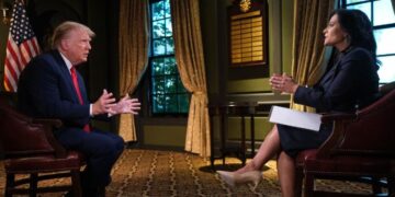 Perezida Trump Yikuye mu Kiganiro cya NBC Atarakirangiza Nyuma yo Guhatwa Ibibazo