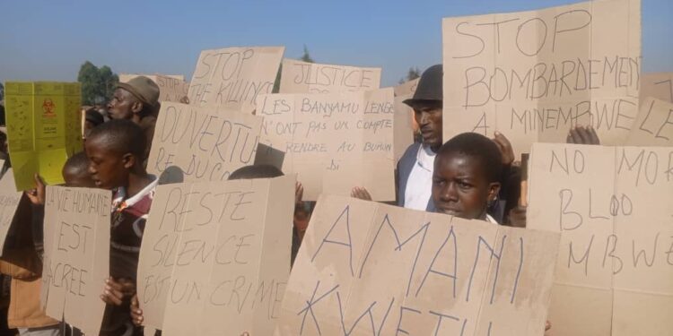 Minembwe: Peaceful Protest Held as DRC Celebrates Independence Day, Residents Call for an End to Alleged Attacks