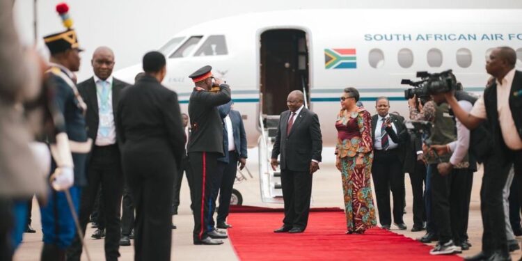Perezida Ramaphosa i Kinshasa mu Gihe Intambara mu Minembwe Irushaho Gukaza Umurego