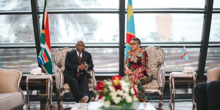 Ramaphosa à Kinshasa alors que les combats s’intensifient à Minembwe