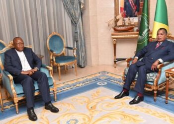 Karidinali Fridolin Ambongo yagiranye ibiganiro na Perezida Denis Sassou-Nguesso ku kibazo cy’umutekano n’imvururu za politiki muri Congo