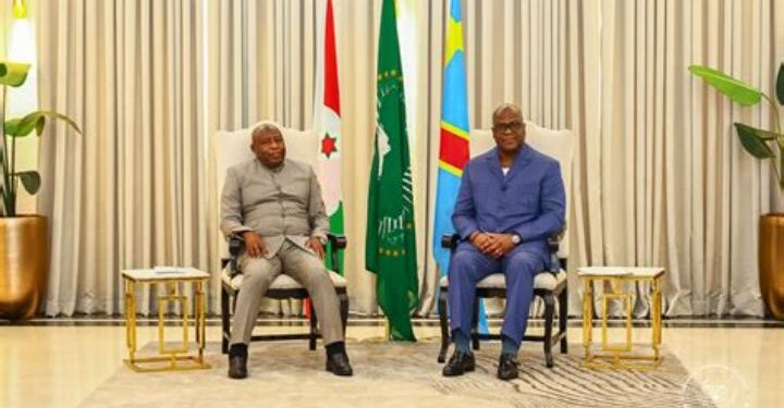 Perezida Ndayishimiye Yongeye Kugaruka i Kinshasa Nyuma y’Igihe Gito Ahavuye: Dore Iby’Ingenzi ku Ruzinduko Rwe