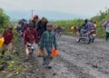 Imiryango myinshi yahungiye i Kyumba na Langira nyuma y’ubukana bw’imirwano muri Masisi